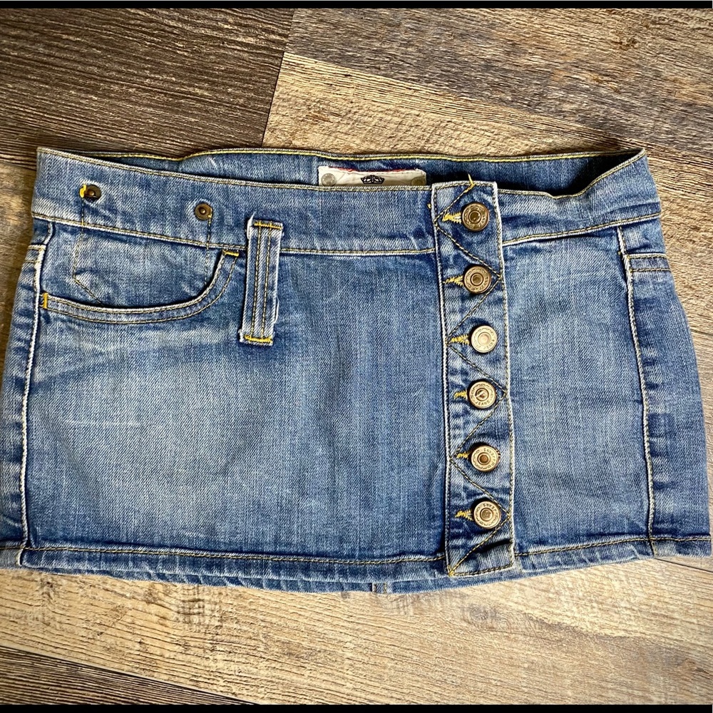 VINTAGE! Fornarina Denim Mini Skirt
